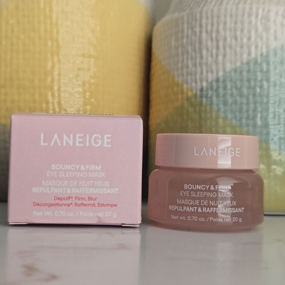 LANEIGE Other - NIB LANEIGE Bouncy & Firm Eye Sleeping Mask - Pink